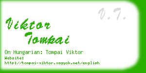 viktor tompai business card